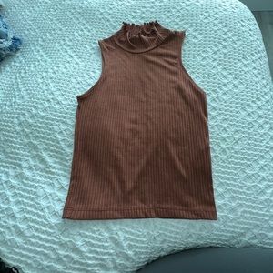 Zara turtle neck in rust color